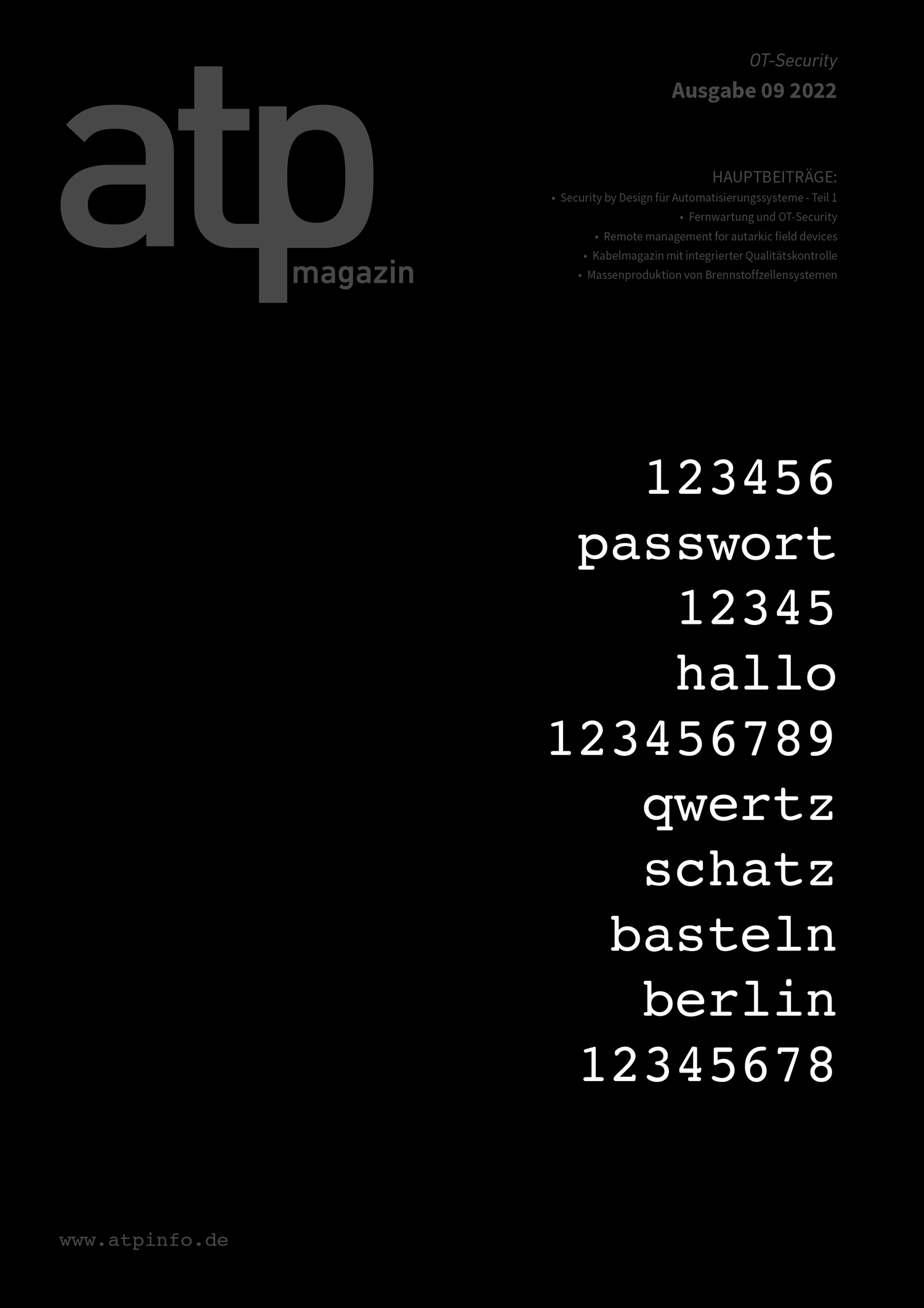 					Ansehen Bd. 64 Nr. 9 (2022): atp magazin
				