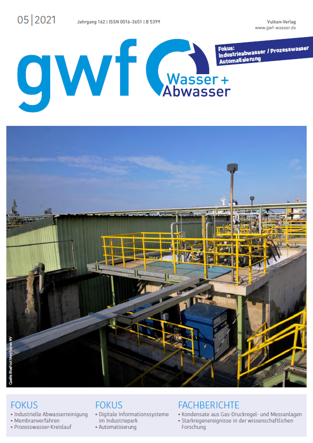 					Ansehen Bd. 162 Nr. 5 (2021): gwf Wasser / Abwasser
				