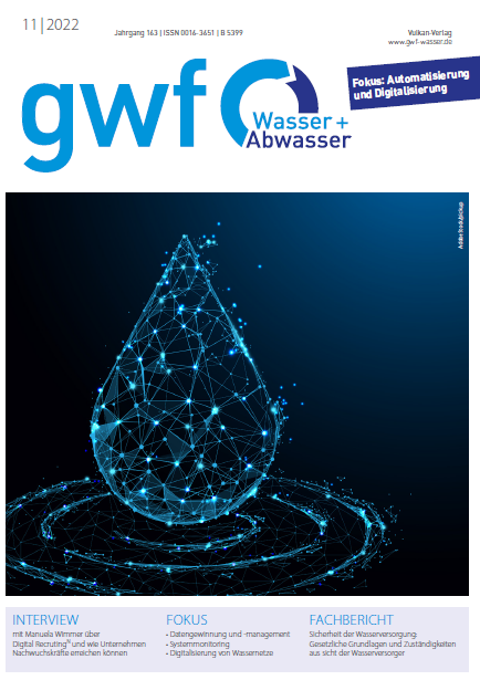 					Ansehen Bd. 163 Nr. 11 (2022): gwf Wasser/Abwasser
				