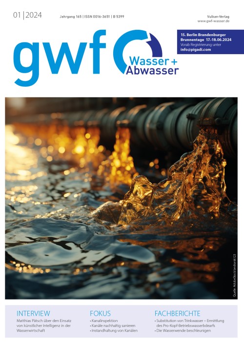 					Ansehen Bd. 165 Nr. 1 (2024): gwf Wasser / Abwasser 
				